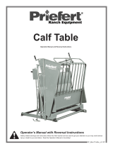 Priefert Calf Table Operating instructions