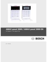 Bosch AMAX panel 2000 User manual