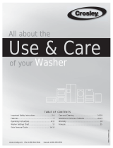 Crosley Washer Owner's manual