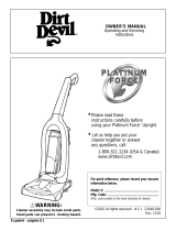 Dirt Devil Platinum Force Owner's manual