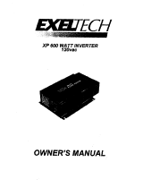 ExelTech XP 600 Owner's manual