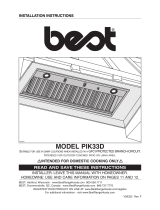 Best PIK33D Installation Instructions Manual