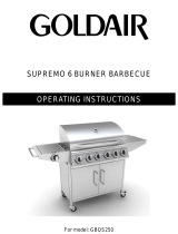 Goldair GBQS250 Operating Instructions Manual