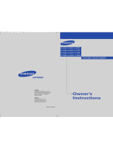 Samsung CL-25A6W Owner's Instructions Manual