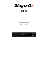 WayteQ HD-90 User manual