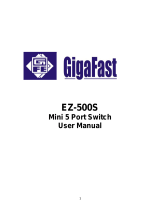 Gigafast EZ500-S User manual