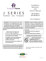 European Home J Series Installation, Operation And Owner's Manual