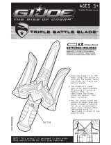 Hasbro G.I. Joe Triple Battle Blade Operating instructions