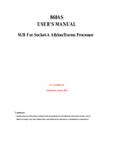 JETWAY 868AS User manual