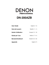 Denon DN-200AVB User manual