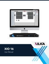 Xilica Audio Design SOLARO XIO 8 User manual