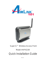 Airlink101 Super G AP421W User manual