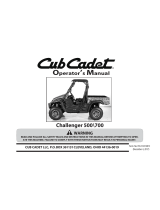 Cub Cadet Challenger 700 User manual