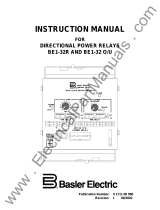 Basler BE1-32R User manual