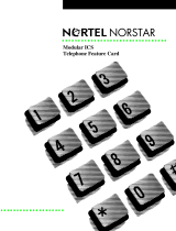 Nortel T7316 User manual