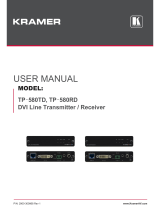 Kramer TP-580TD User manual