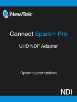 NEWTEK Connect Spark Pro Operating Instructions Manual