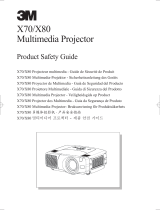 3M 78-9236-6824-4 - Digital Projector X80 XGA LCD Safety Manual