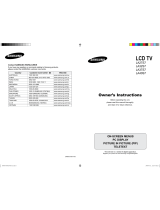 Samsung LA40S7 Owner's Instructions Manual