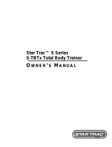 Star Trac S-TBTx Owner's manual