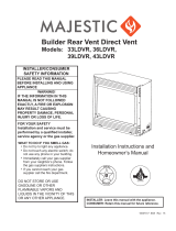 Majestic 39LDVR Installation Instructions And Homeowner's Manual