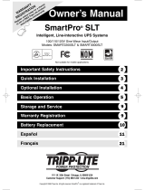 Tripp Lite SMART3000SLT Owner's manual