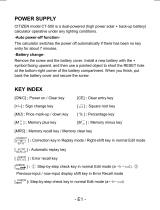 Citizen CT-500J User manual