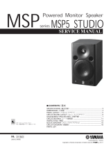 Yamaha MSP5 - Speaker - 67 Watt User manual