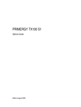 Fujitsu PRIMERGY TX100 S1 Options Manual