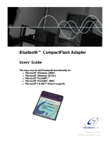 GigaWaveTech Bluetooth CompactFlash Adapter User manual