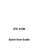 ZTE V72M User manual