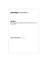 Pakedge Device & Software SE-8P4 User manual