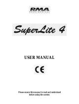 RMA SuperLite 4 User manual