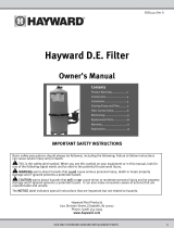 Hayward DEP60 Owner's manual