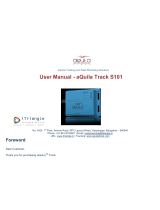 aQuila Track S101 User manual