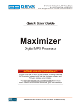 DEVA Maximizer Quick User Manual
