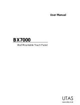 UTAS BX7000 User manual
