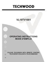 Techwood VL19TV1001 Operating Instructions Manual