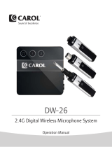 CAROL G4RDW-26R User manual