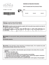 Astria Marquee36 Installation And Operation Instructions Manual