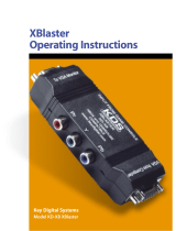 KDS KD-XB XBlaster Operating instructions