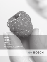 Bosch B36IT71SNS - 20 cu. Ft. Refrigerator User manual