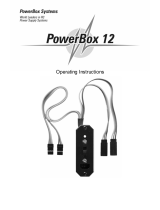 PowerBox Systems PowerBox 12 Operating Instructions Manual