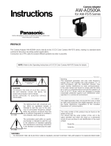 Panasonic AW-AD500A Instructions Manual