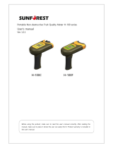 Sunforest H-100C User manual