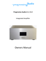 Progressive audio A 1 Owner's manual