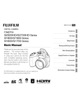 Fujifilm FinePix S1900 Series User manual