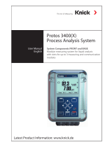 Knick Protos 3400X User manual