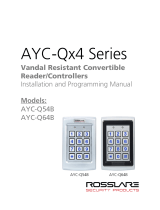 Rosslare AYC-Q64B  Installation And Programming Manual