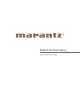 Marantz SA-14S1 Owner's manual